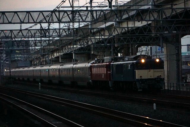 EF64 1031+EF81 97重連カシオペアクルーズ & EF81 95ホキ6