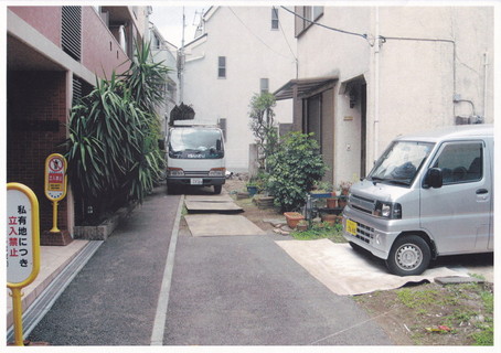 トラックの証拠写真