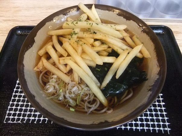 そば吉@大山のポテそば1