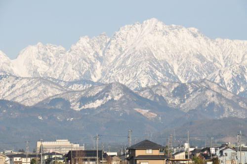 晴天の剱岳