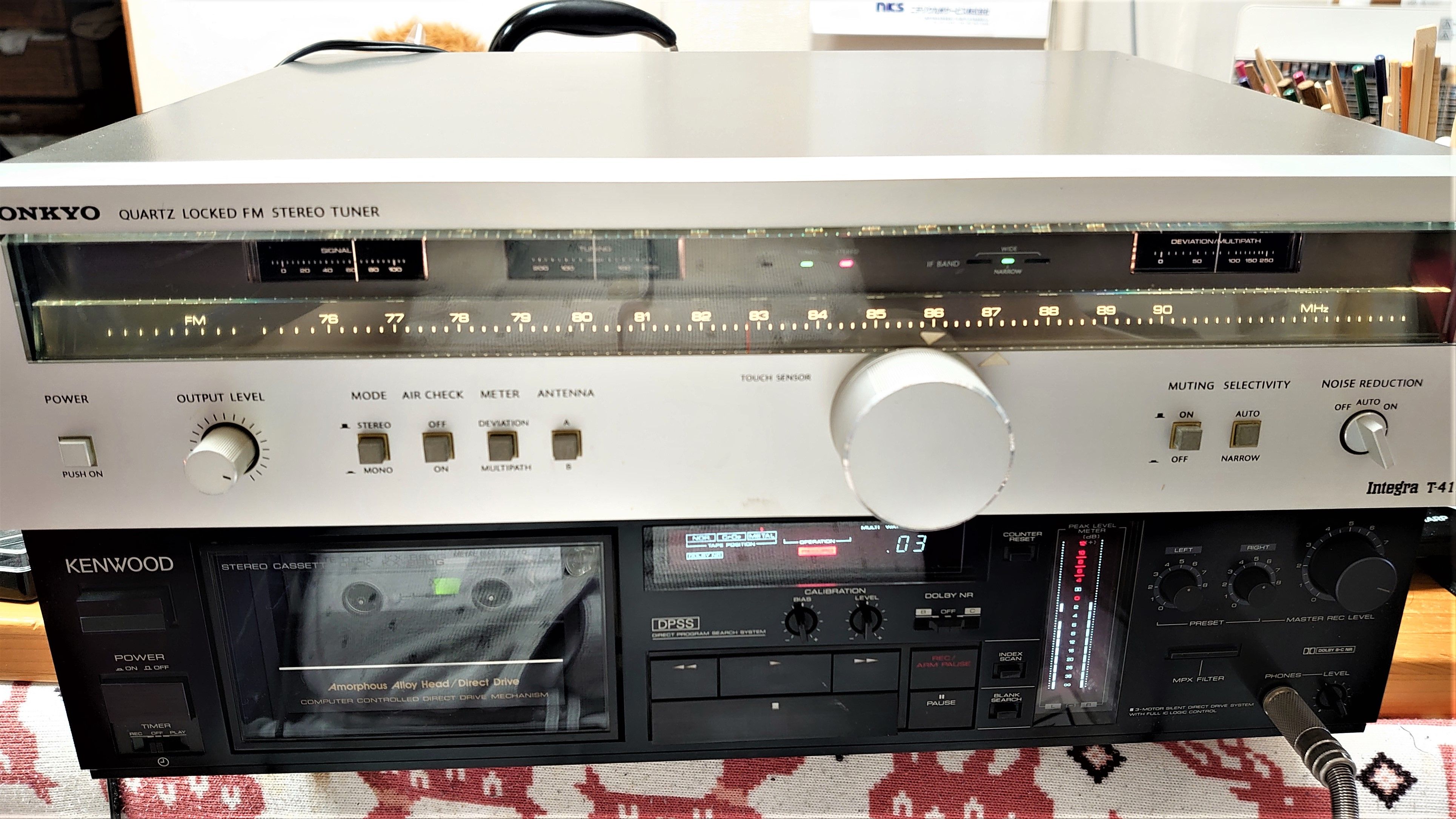 ONKYO T-417届く | ハードオフ・ブックオフ・ジャンクオーディオ三昧