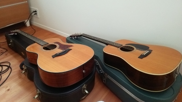 Martin-HD28とTaylor-714