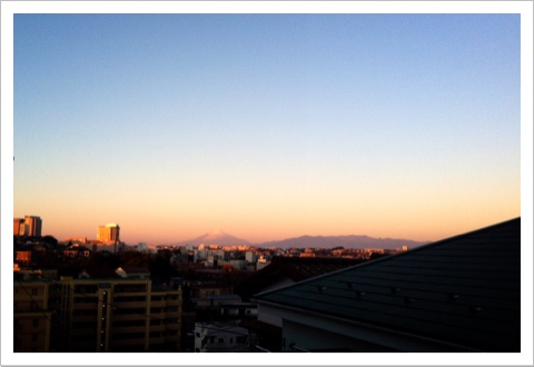 今朝の富士山 2016.1.1