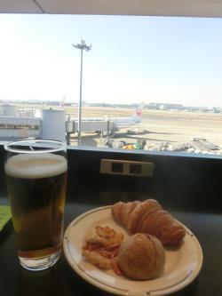 飛行機＆ビール