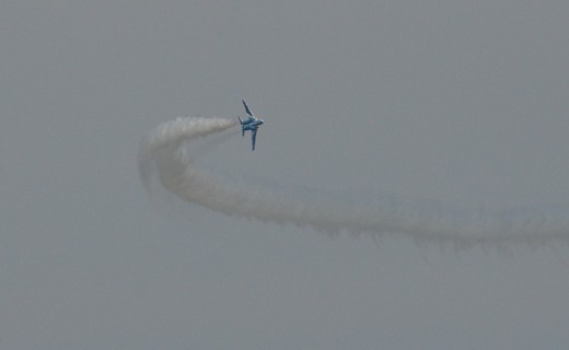 小松航空祭　ブルーインパルス　F-15　粟津温泉　辻のや花乃庄