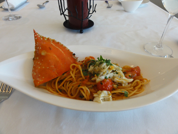 ベラビスタ境ガ浜サデンのパスタ