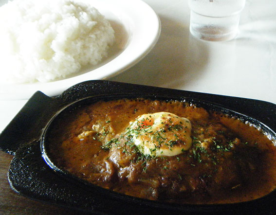 インドラの「ハンバーグカレー」-2♪