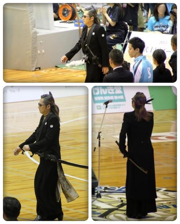 金沢武士団-8 国歌斉唱は石井竜也さん 15.10.3