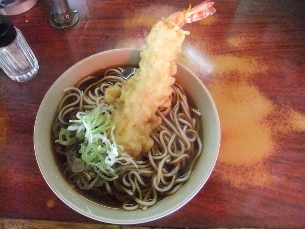 そば千東神田店のビックリ海老天そば１