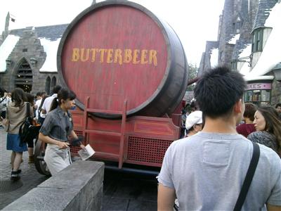 バタービールのカート