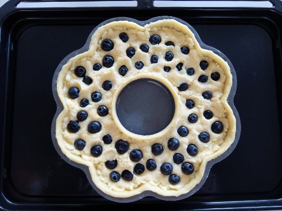 コストコ食材 ブルーベリータルト チーズクリーム Blueberry Tart