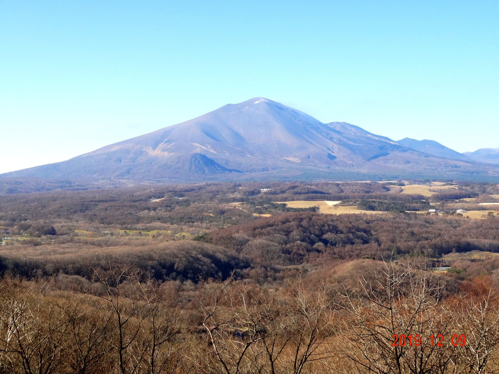 快晴の浅間山は一段と美しい！ 2019年12月9日 | 山と花と小型車でサイクリング！ - 楽天ブログ