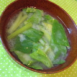 jun&VANさんのレシピ 小松菜の味噌汁