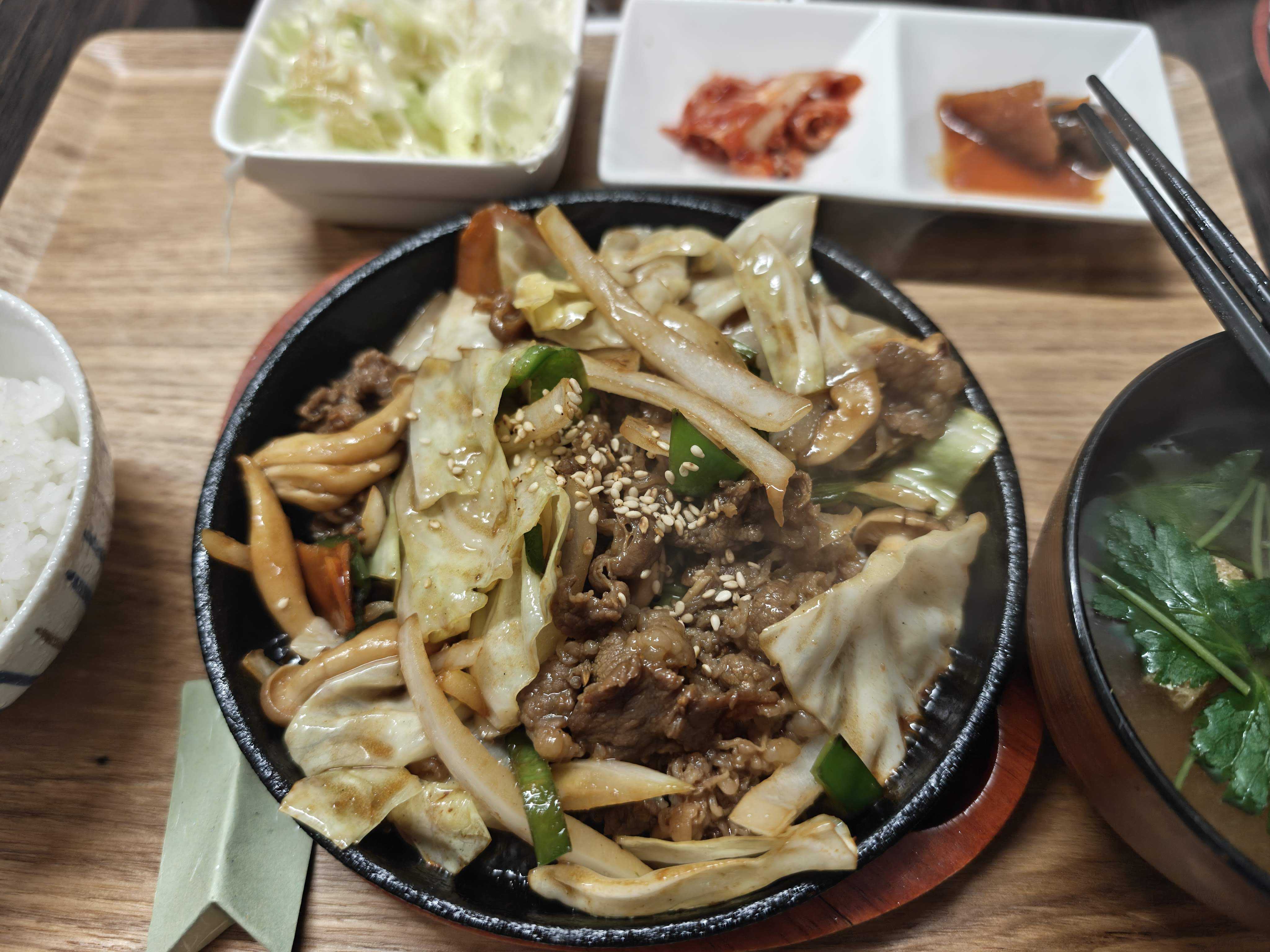 韓国居酒屋 大黒屋食堂 虎ノ門　ランチメニュー　定食　プルコギ