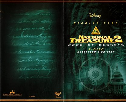 『0635　ナショナル・トレジャー２／リンカーン暗殺者の日記　2-DISC COLLECTOR’S EDITION』ブックレット１