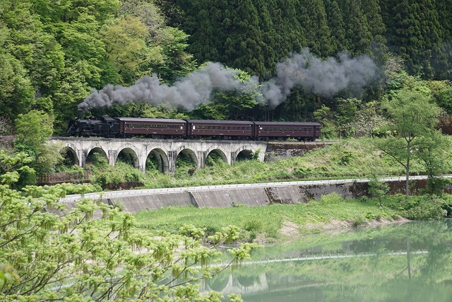 快速 SL只見線 新緑号 2017 試運転 2回目3