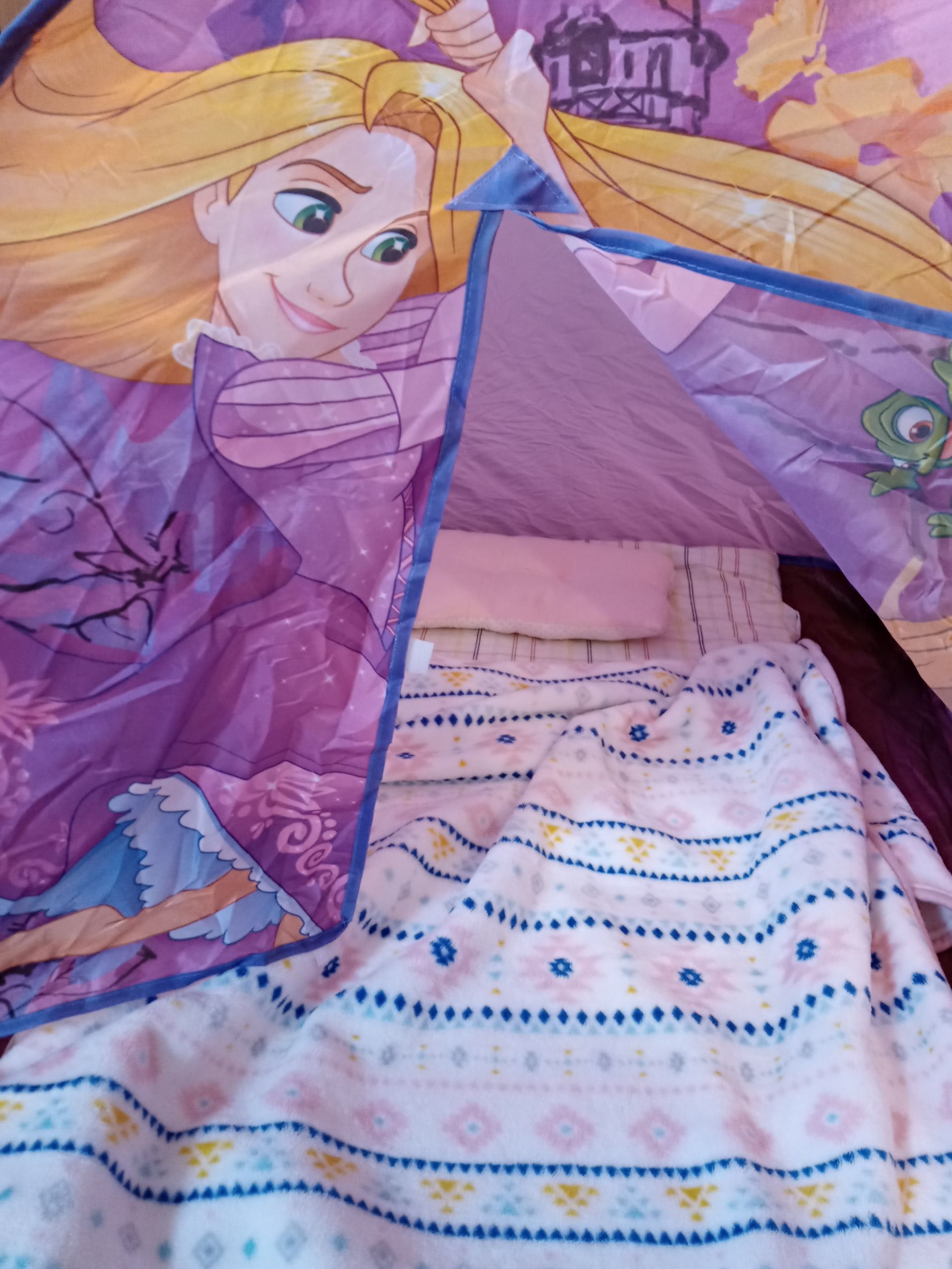今日はここで寝るみたい ラプンツェルのテントのなか ふんわりfuのtokidokiブログ 楽天ブログ