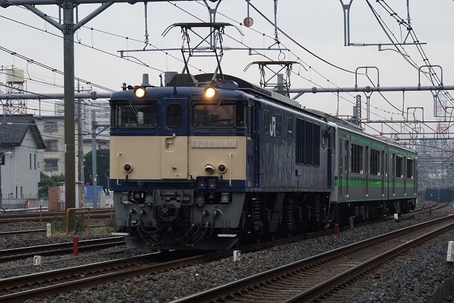 EF81 134牽引 ヤマ231系 郡山出場 & EF64 1030牽引 E127系 長野出場6