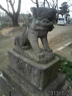 虚空蔵菩薩の狛犬３