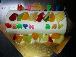 サプライズケーキ