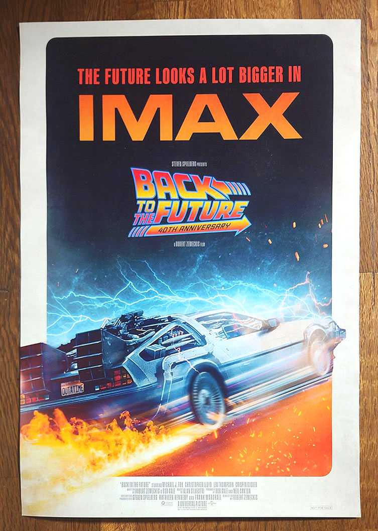 IMAX入場者特典『バック・トゥ・ザ・フューチャー』 公開40周年限定