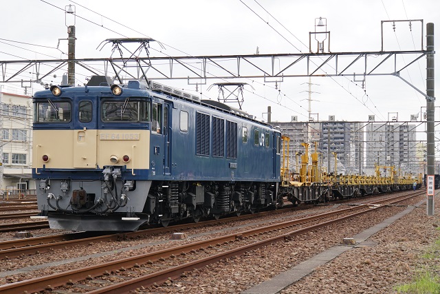 EF64 1053牽引 長野ロングチキ工臨 & 185系 訓練運転3