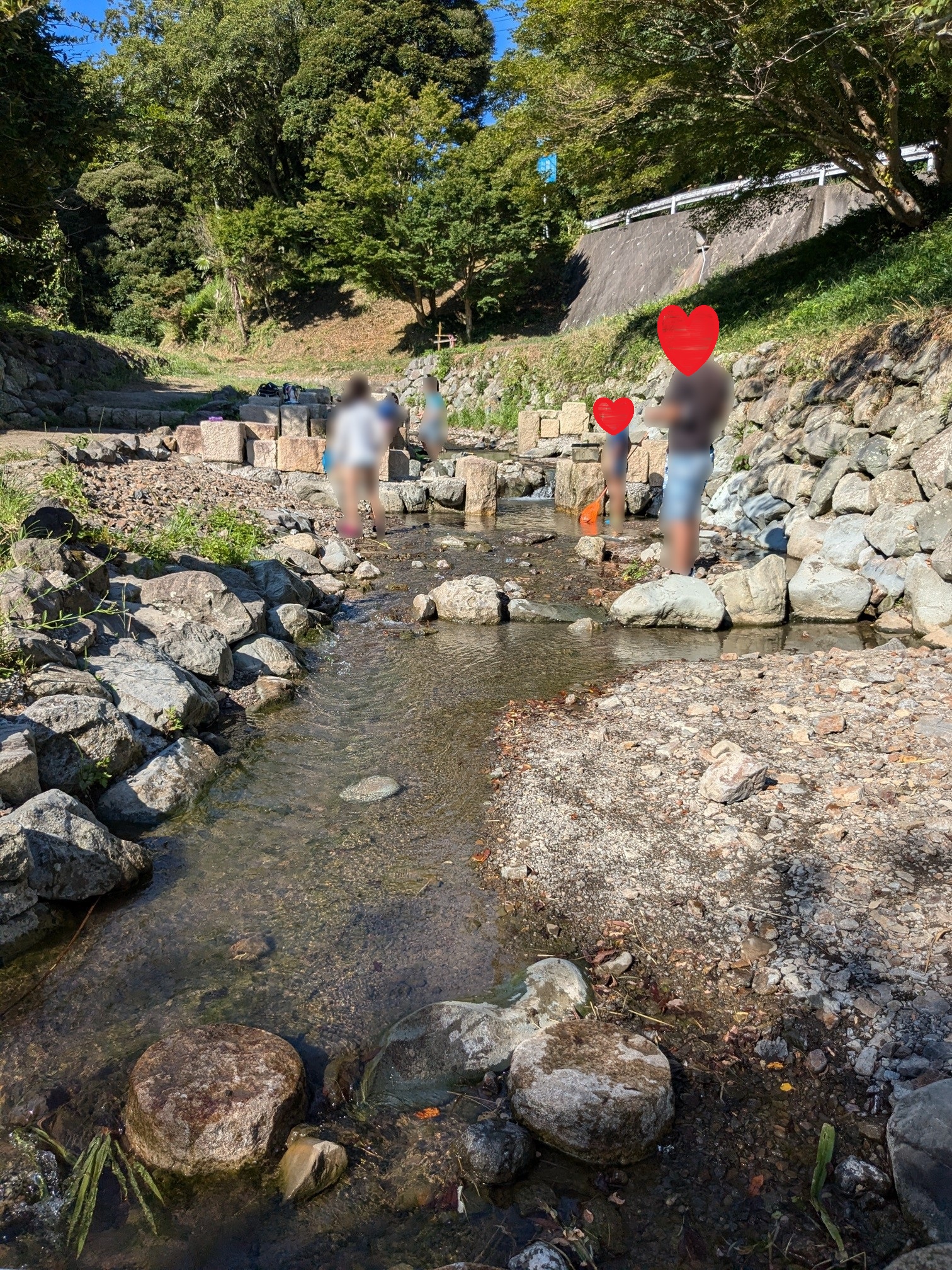 千葉県南房総市川遊び　酪農のさと　丸山川