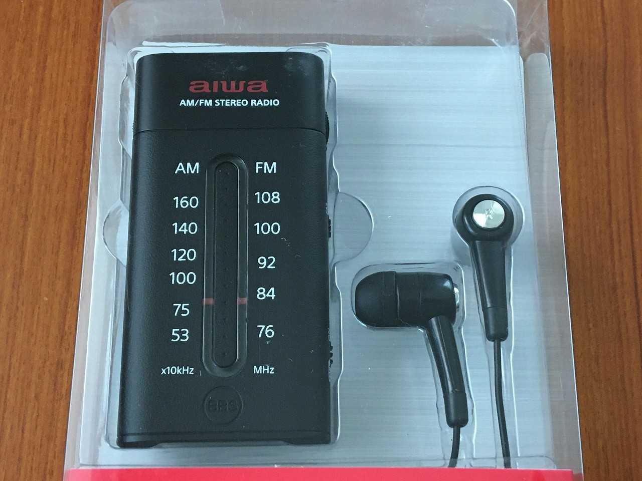 aiwa AMラジオ コンパクト aiwa AR-AP40（ミニラジオ） | ひとりごと程度のラジオ生活