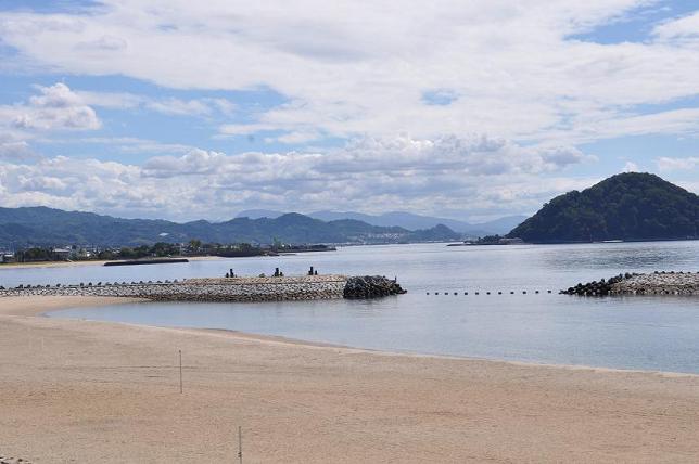 松山、風早海岸