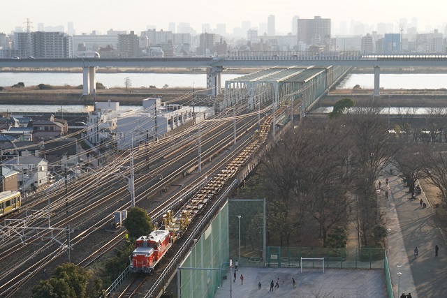 DE10 1685牽引 田端チキ工臨 & DE10 1571牽引 宇都宮ロングチキ工臨7