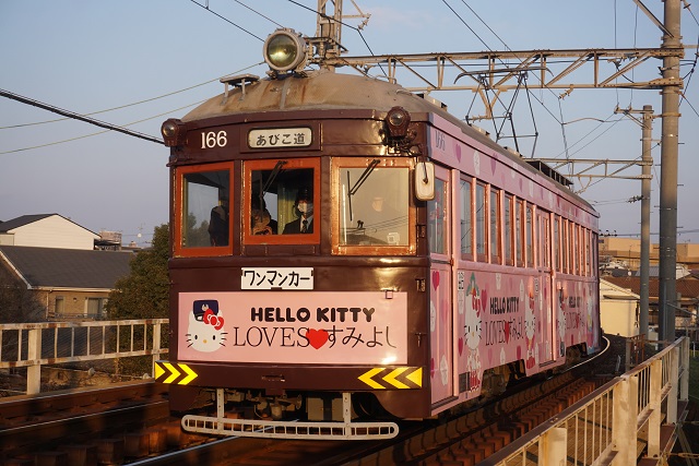 阪堺電車 ハローキティ 住吉大社6