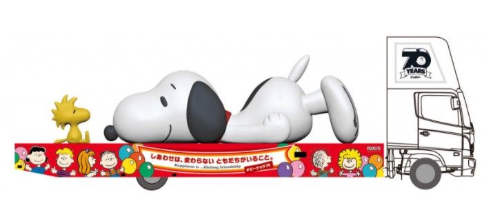 生誕70周年記念 スヌーピートラックが全国を横断 Snoopy Happiness Float プロモーションが10月14日より全国巡回スタート スヌーピーとっておきブログ 楽天ブログ