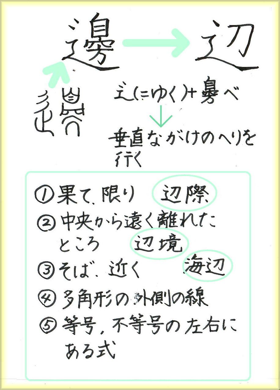 曖昧な場所 辺 60ばーばの手習い帳 楽天ブログ