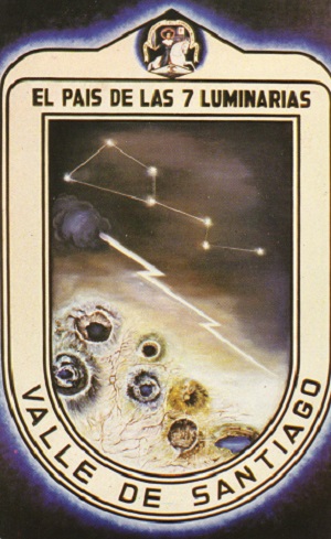 ７つ星とクレーター