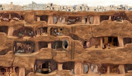 カッパドキアの大地に眠る地下都市を探検 月の砂漠 ヨルダンから 楽天ブログ