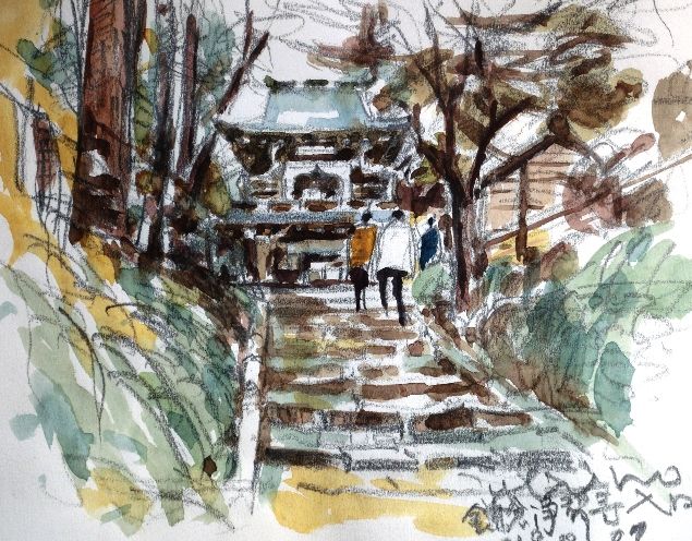 浄智寺（鎌倉散歩） | 水彩楽描きノート - 楽天ブログ