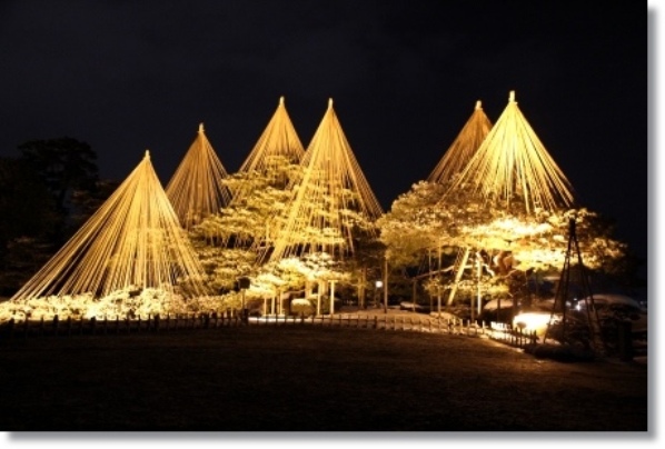 兼六園ライトアップ　・冬の段-10 14.2.4