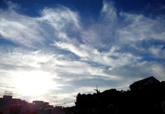 夕暮れ