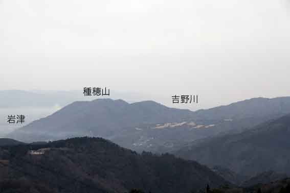 淵名から見た種穂山♪