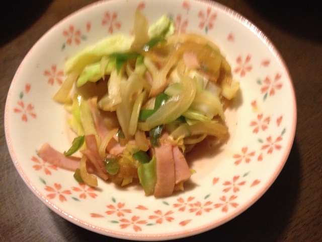 ベーコン・キャベツ