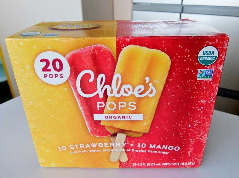 コストコ レポ ブログ CHOE’S POPS 円 クロエポップ オーガニックフルーツバー マンゴー＆ストロベリー 氷菓 キャンディ アイスクリーム 