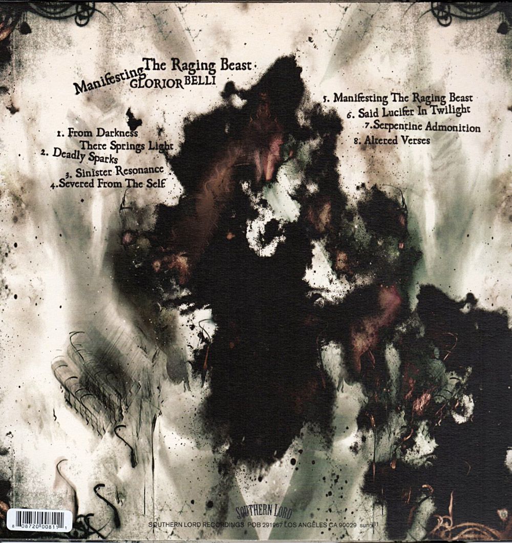 Glorior Belli LP『Manifesting The Raging Beast』/2007年2nd | おじ 