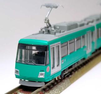 モデモ　塗り替え品　関東鉄道 N) NT144 江ノ島電鉄300形「304F」 チョコ電塗装(ヘッドマーク