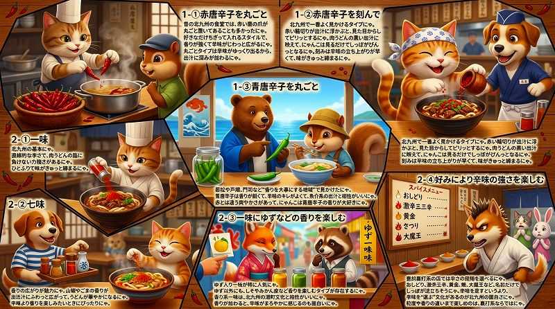 北九州うどんの薬味文化