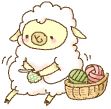 編み物ヒツジ