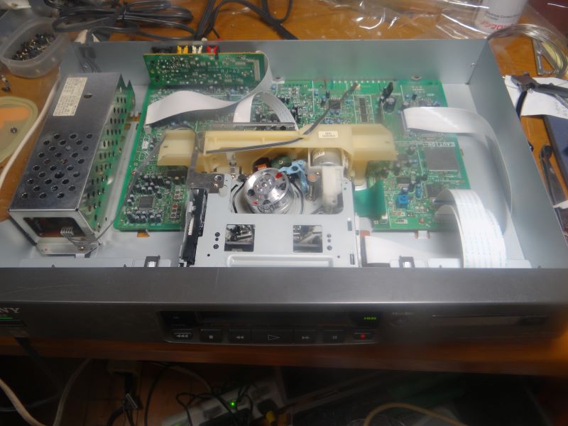 8ミリビデオ 修理 EV-PR2②③トラッキングの調整を自分でやったところ