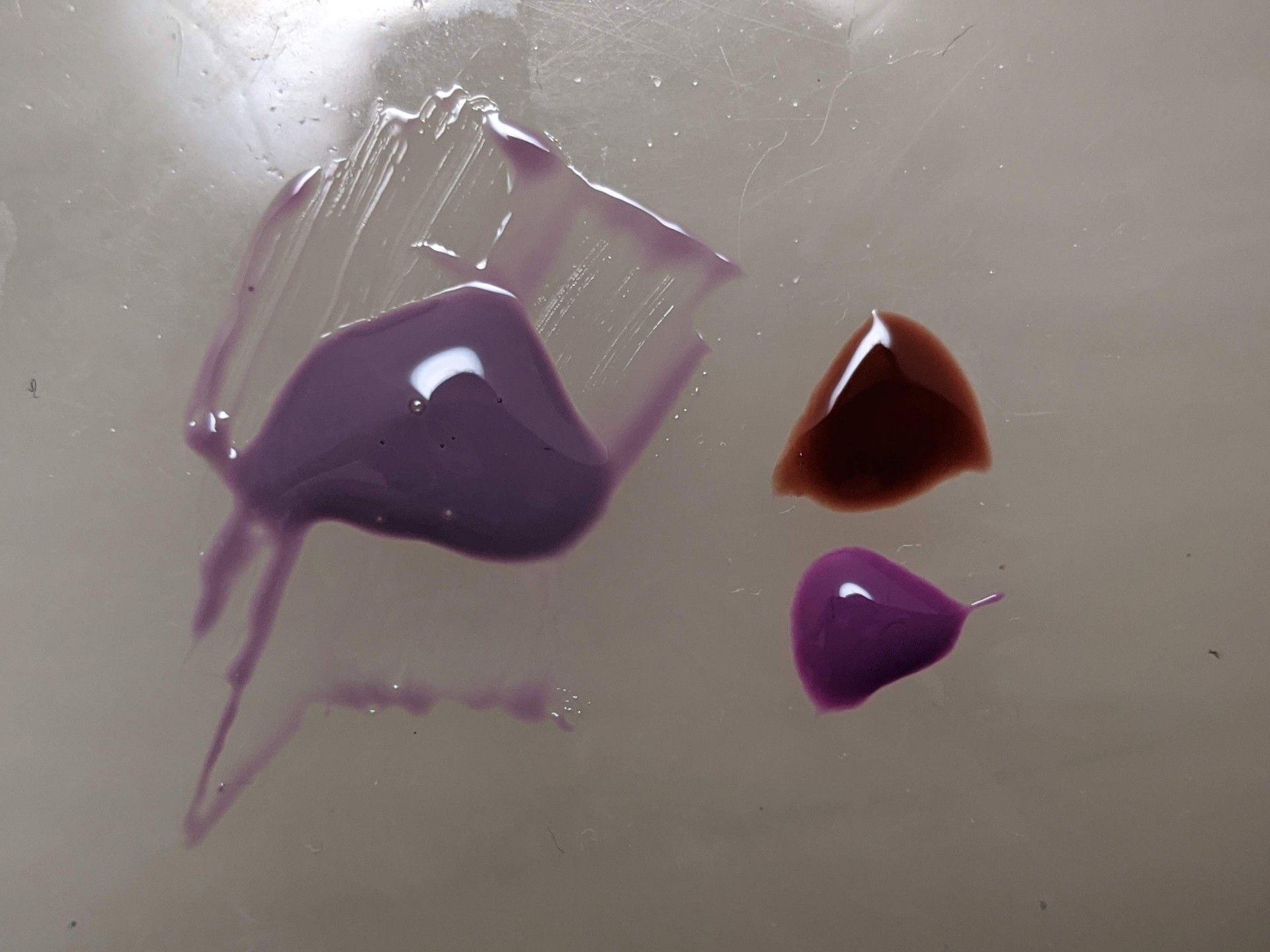 セリアジェルでダスティパープルのニュアンスネイル とぷっくりミラー Amy S Nail Journal 楽天ブログ