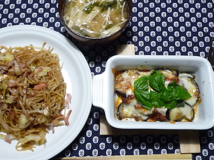 2014.07.14焼きそは?＆米なすのミートソース焼き5.jpg