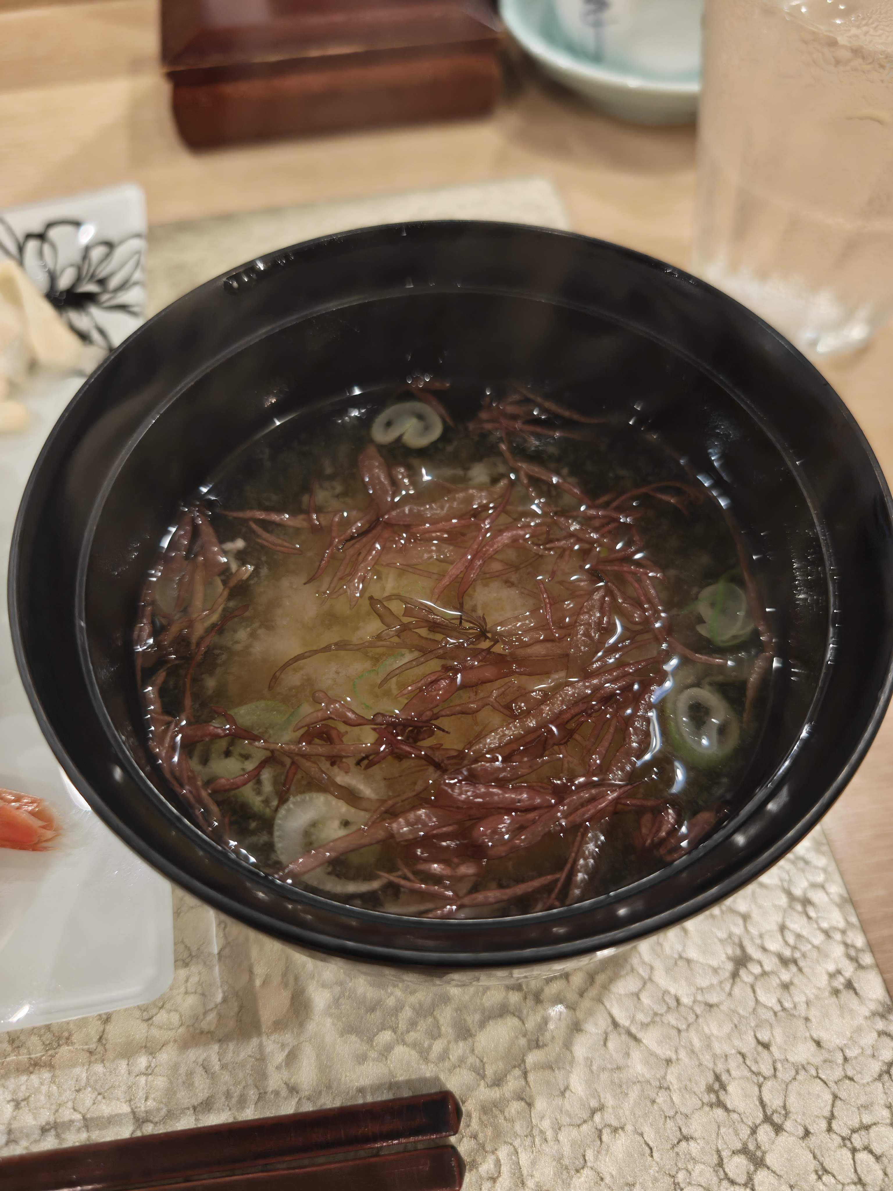 湯の川温泉 笑 函館屋　夕食　締め碗