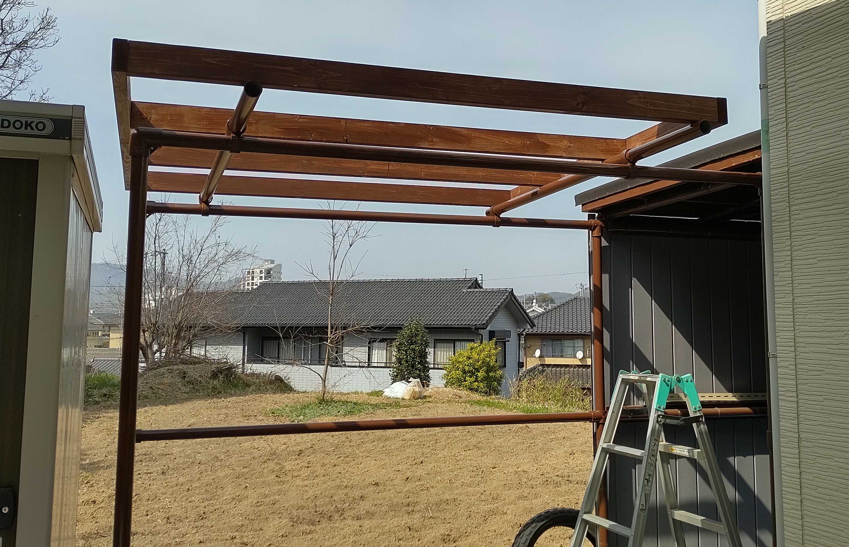 全ての 自転車小屋拡張⑥ ドケチ ぺこぺこ日記 | 波板下地木枠作成前半 その他